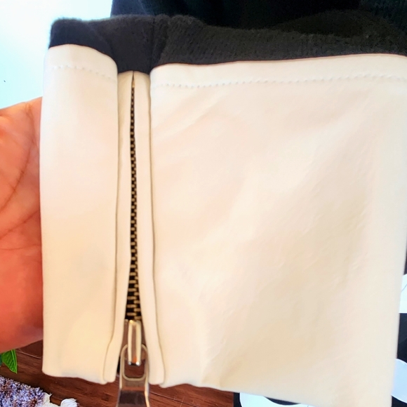 INC BLK WHT Striped Peacoat 2X - Picture 8 of 12